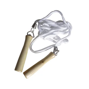 Corde à sauter poignets bois SPORTI